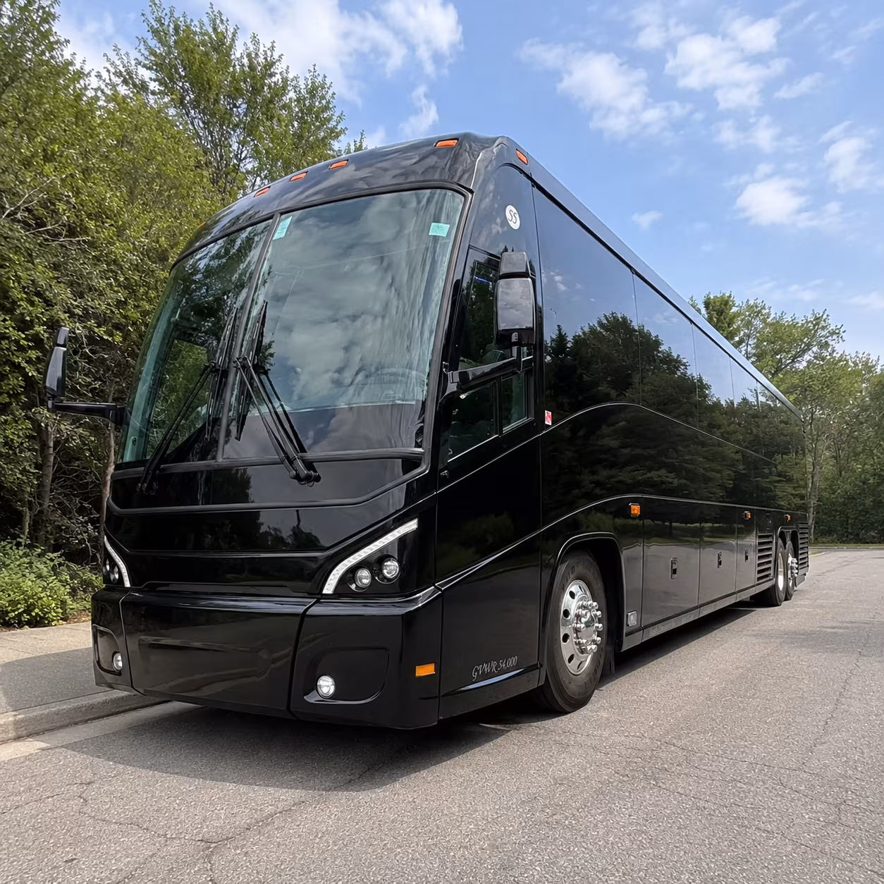 bellflower charter bus rental exterior