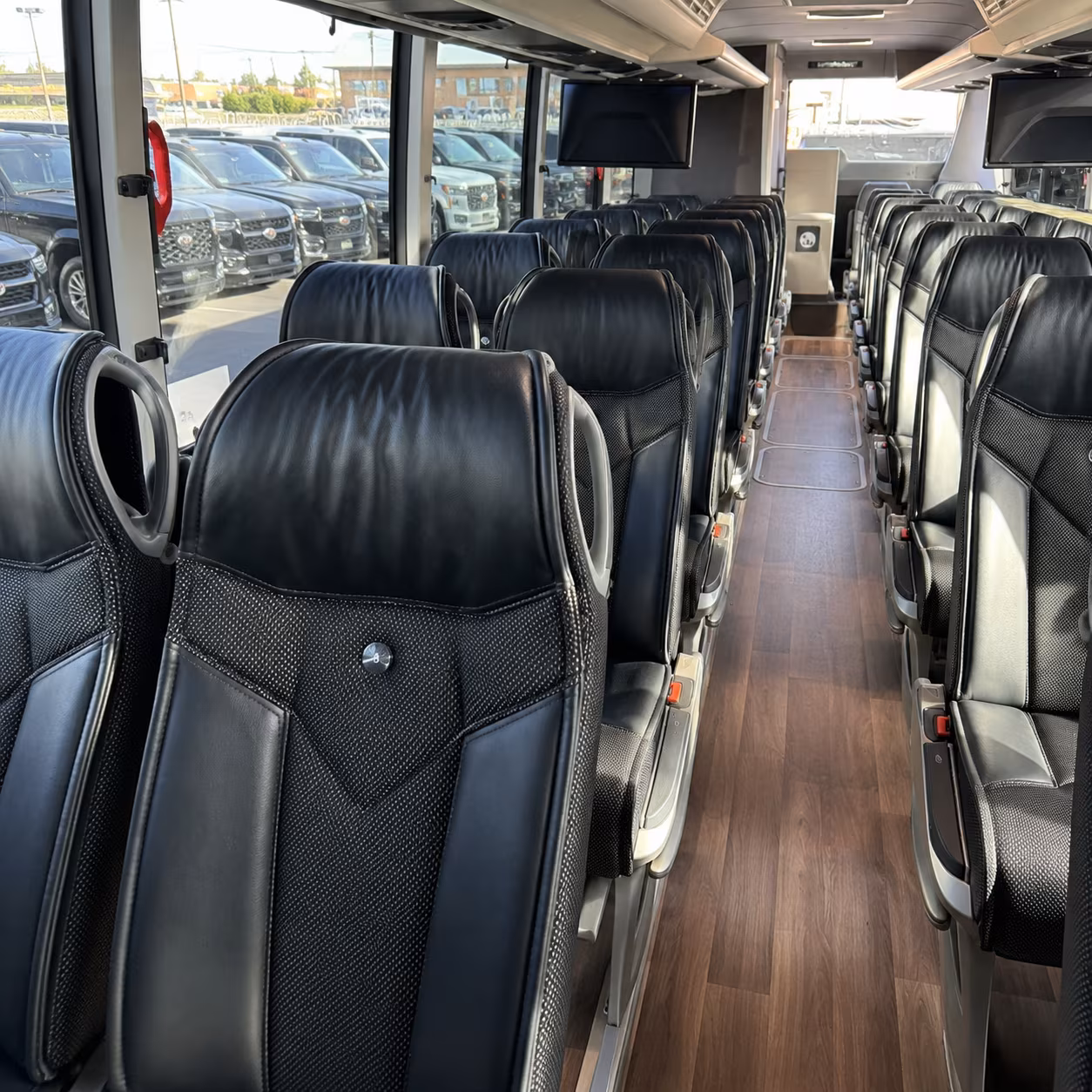 bellflower comfortable charter buses for government military personnel
