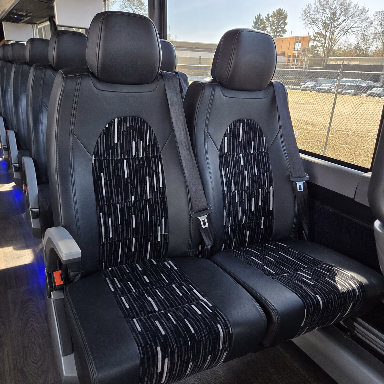 la mirada charter bus interior gallery