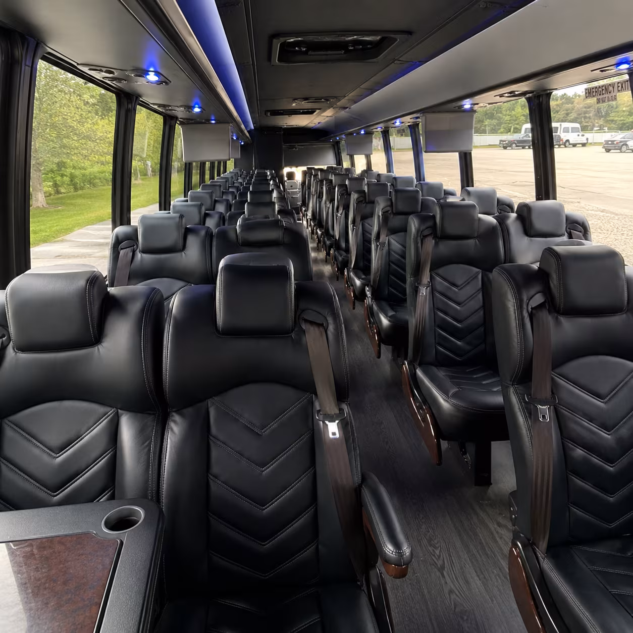 la mirada sporting event bus rentals made simple