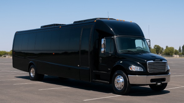 Exterior of Charter Bus Company Cerritos's 20 Passenger Mini bus in Cerritos