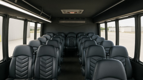 cerritos 18 passenger minibus inside